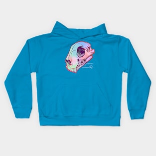 Mountain Lion Pastel Skull Kids Hoodie